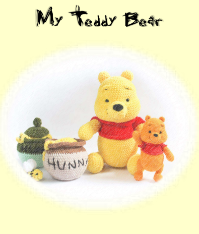 Honey Bear Amigurumi Crochet Pattern – Instant PDF Download