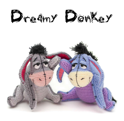 Dreamy Donkey Amigurumi Crochet Pattern – Instant PDF Download