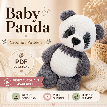 Baby Panda Crochet Pattern