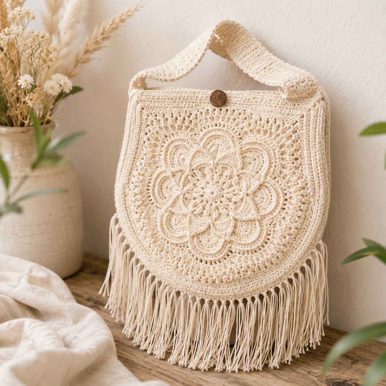 Delilah Boho Bag Crochet Pattern | Instant Download