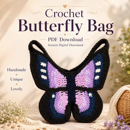 Butterfly Bag Crochet Pattern