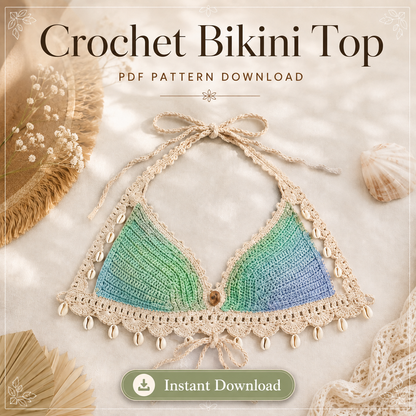 Bralette Crochet Pattern | PDF Download