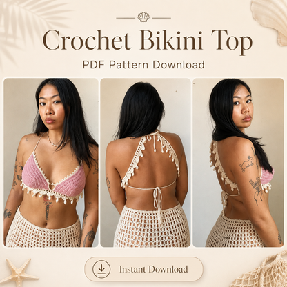Bralette Crochet Pattern | PDF Download