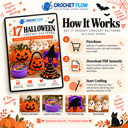 17-in-1 Halloween Crochet Pattern Bundle – Instant PDF Download