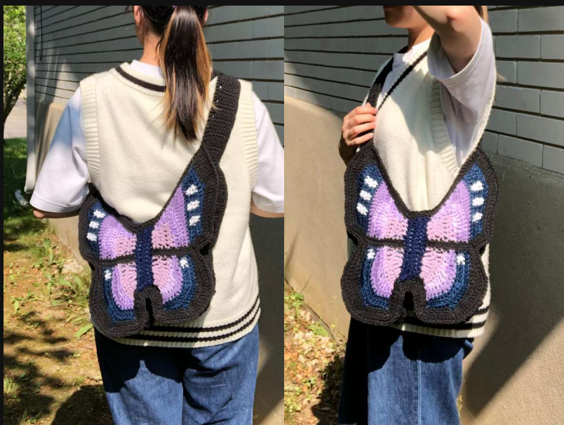 Butterfly Bag Crochet Pattern