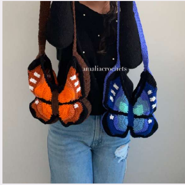 Butterfly Bag Crochet Pattern