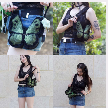 Butterfly Bag Crochet Pattern